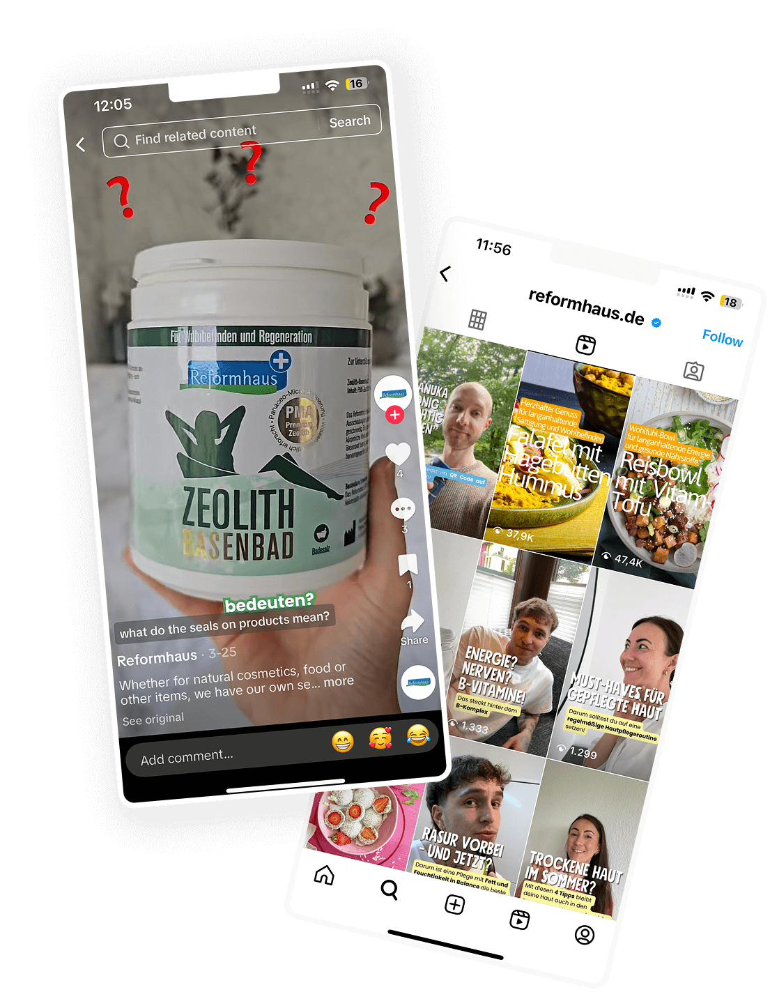 Instagram-iPhone-und-TikTok-iPhone-Reformhaus-Mockup-opt