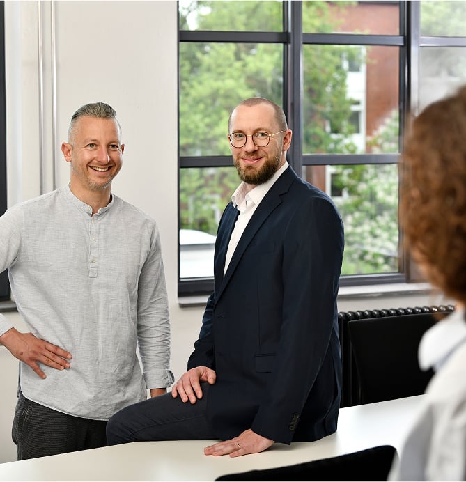 Reformhaus Marketing Mediaberater nebeneinander